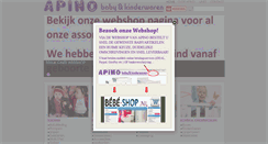 Desktop Screenshot of apino.nl