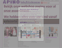 Tablet Screenshot of apino.nl